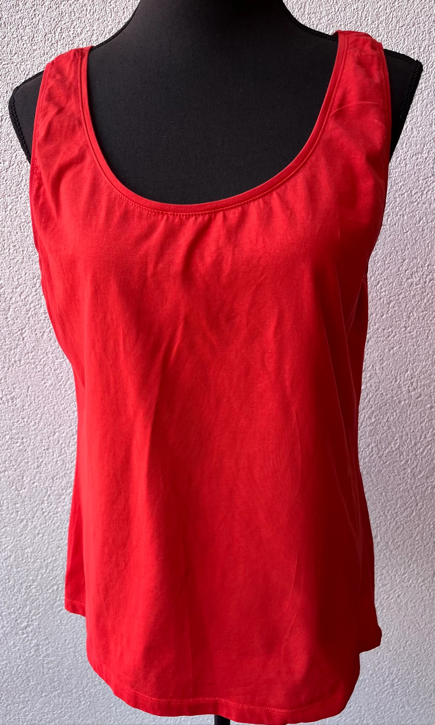 🌺 𝒎𝒛 | Zeeman Top Rouge Femme | Stretch Coton | Taille 48 | Plus Size ❤️🇫🇷 – photo 4